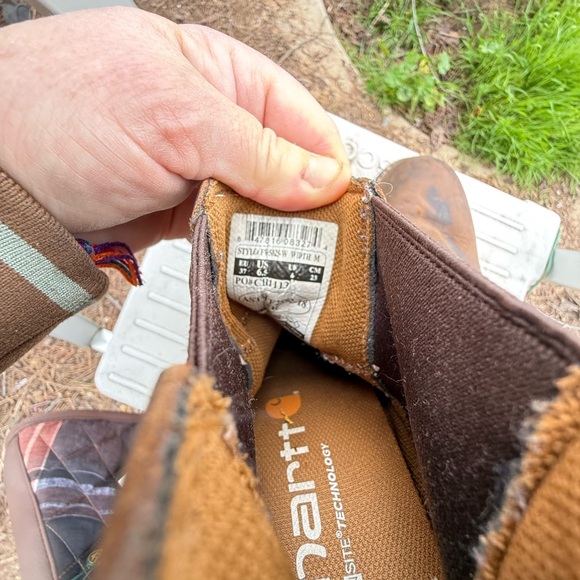 Women’s Wedge Sole Pull On Work Boots 6.5 - Picture 9 of 10